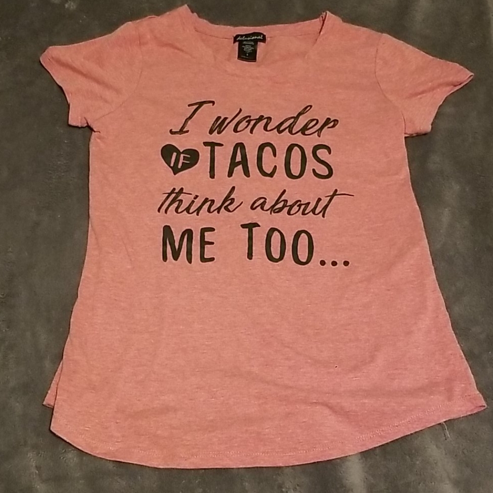 Delusional Womans Tee Shirt TACOS